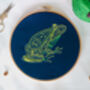 Frog Embroidery Kit, thumbnail 1 of 10