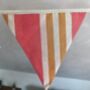 Printed Bunting Flags Floral Stripe Gingham 10m, thumbnail 4 of 9