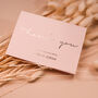 Personalised Calligraphy Thank You Cards With Gold Foil, thumbnail 8 of 8