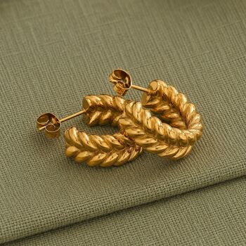 Chunky Braided Hoops, 2 of 4
