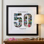 Personalised 50th Birthday Photo Collage, thumbnail 1 of 8