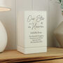 Personalised Our Star In Heaven Small Wooden Urn, thumbnail 1 of 3