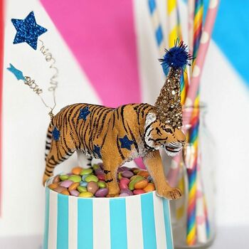 Personalised Tiger Party Animal Cake Toppers, 2 of 7