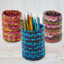 Recycled Newspaper Round Pencil Holder, thumbnail 3 of 11