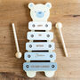Personalised Wooden Bear Xylophone Toy Birthday Gift, thumbnail 2 of 6