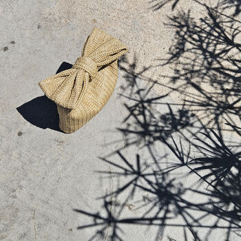 Raffia Bow Beach Bag, 2 of 12