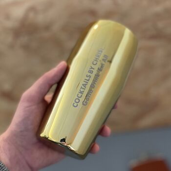 Personalised Gold Cocktail Shaker, 4 of 6