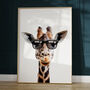 Giraffe In Sunglasses Print, thumbnail 3 of 8