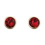 18ct Gold Plated July Birthstone Stud Earrings, thumbnail 4 of 8