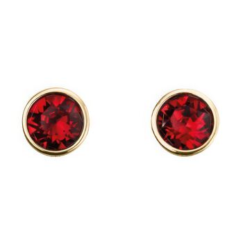 18ct Gold Plated July Birthstone Stud Earrings, 4 of 8