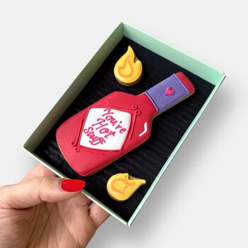 Hot Stuff Valentine's Letterbox Iced Cookie, 3 of 10