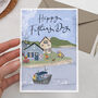Fishing Seaside Father's Day Card For Dad, thumbnail 2 of 2