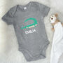 Crocodile Babygrow Personalised With Name, thumbnail 6 of 8