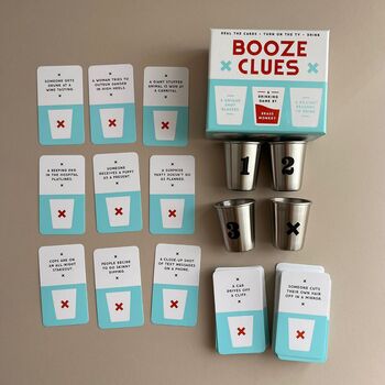 Booze Clues Drinking Game Set, 2 of 3