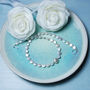 White Coin Pearl And Silver Necklace, thumbnail 4 of 6