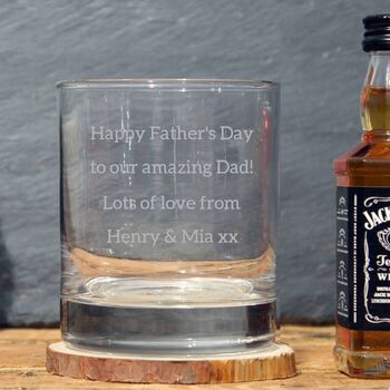 Fathers Day Whisky And Tumbler Jack Daniels Gift Set, 2 of 2