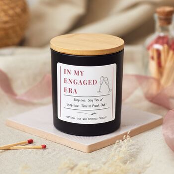 In My Engaged Era Funny Engagement Candle Gift, 4 of 10