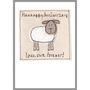 Personalised Sheep 7th Wedding Anniversary Card, thumbnail 9 of 12