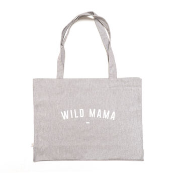 Large Wild Mama Shopper Tote Bag Gift For Cool Mums, 3 of 8
