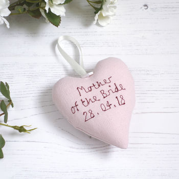 Personalised Hanging Heart Bride To Be Gift, 8 of 12