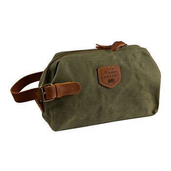 Waxed Canvas Toiletry Bag, 7 of 8