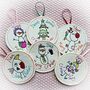 Personalised Snowman Tree Decoration Bauble, thumbnail 7 of 7