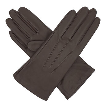 Mabel. Women's Warm Lined Leather Gloves, 3 of 7