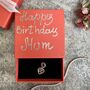 50th Birthday Charm Personalised Silver Bracelet Gift, thumbnail 4 of 9