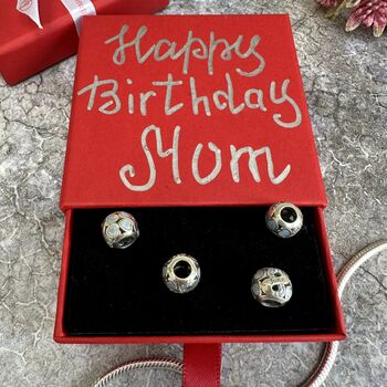 June Birthstone Charm Birthday Anniversary Silver Gift, 3 of 7
