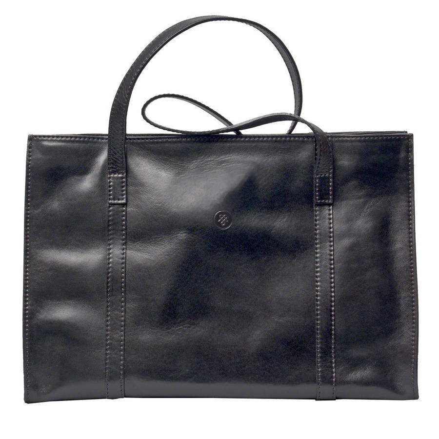 large ladies leather work bag. 'the rivara' by maxwell scott bags ...