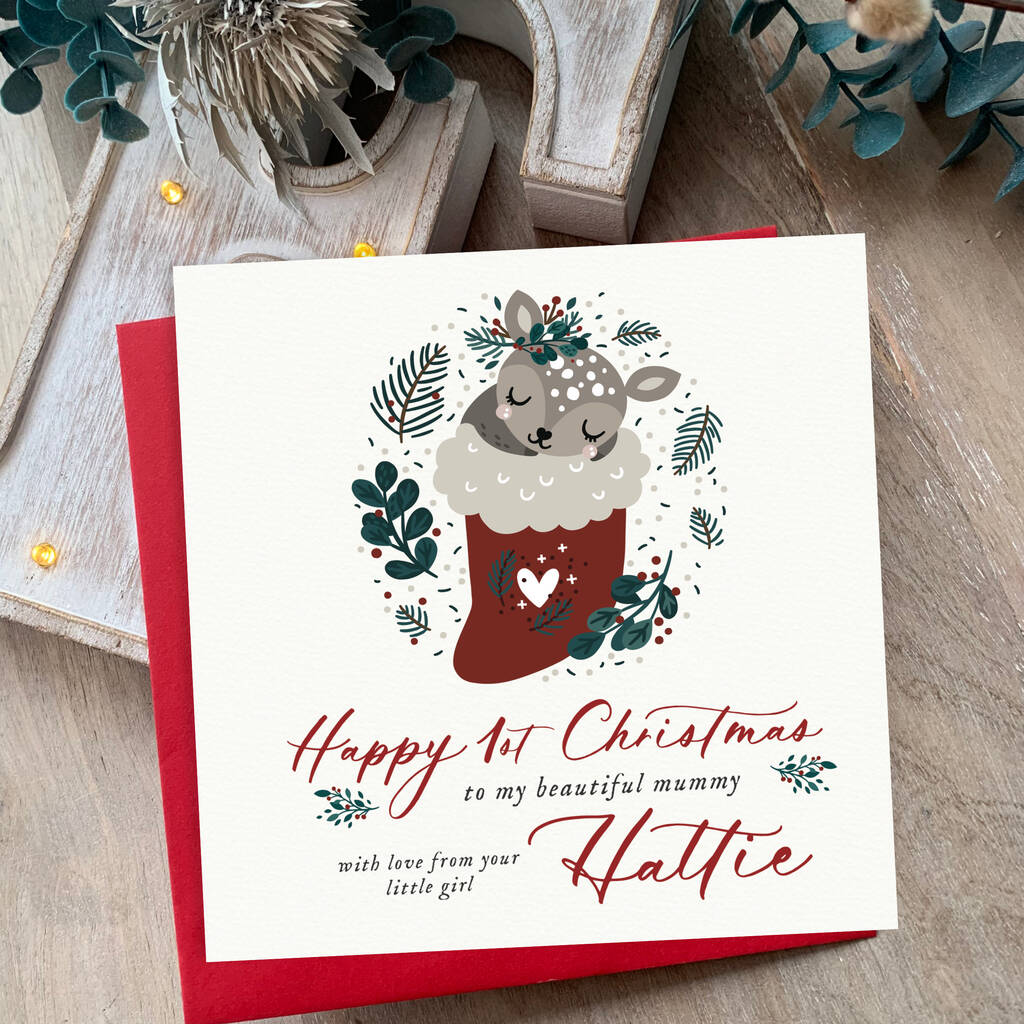 To My Nephew/Niece First Christmas|Christmas Card Sd By Farrah &amp; Eve Paper Co