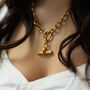 Chunky T Bar Necklace, thumbnail 1 of 3