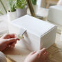 White Two Tier Jewellery Box, thumbnail 2 of 4