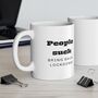 People Suck Coffee Mug, thumbnail 2 of 2