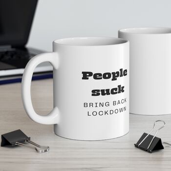 People Suck Coffee Mug, 2 of 2
