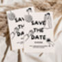 Personalised Fun Doodle Save The Dates, thumbnail 2 of 2