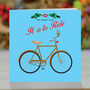 Oh What Fun It Is Rudolph Bike Card For Christmas, thumbnail 1 of 2