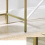 Modern Tempered Glass Console Table, thumbnail 7 of 7