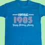 Personalised Adults Vintage Limited Edition T Shirt, thumbnail 2 of 7