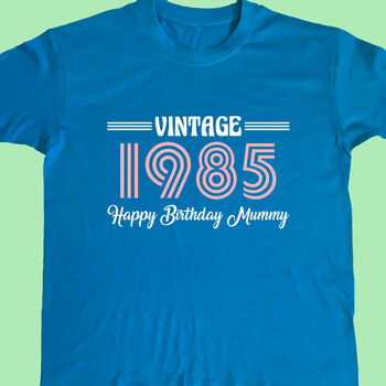 Personalised Adults Vintage Limited Edition T Shirt, 2 of 7