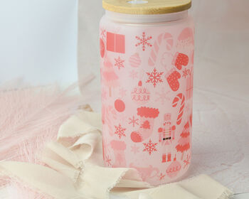 Christmas Glass Tumbler, 3 of 7