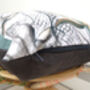 Sage Green Cushion With Reptile Illustration 'Bask', thumbnail 6 of 6