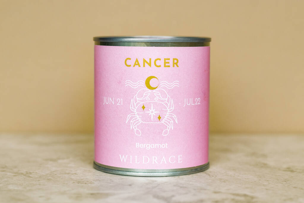 Cancer Soy Wax Candle By WILDRACE