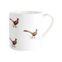 Pheasant Illustration Fine Bone China Mug, thumbnail 2 of 3