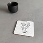 F*Ck Off Coaster – David Shrigley Funny Art Design, thumbnail 1 of 5