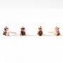 Pink Tourmaline Earrings Silver/Gold Vermeil, thumbnail 3 of 6