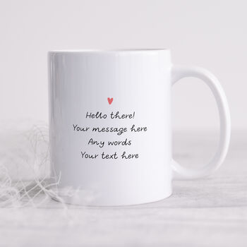 Personalised Mug 'Mentor Is A Work Of Heart', 2 of 3