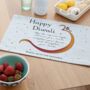 Personalised Diwali Om Placemat, thumbnail 2 of 4