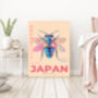 Japan Bee Art Print, thumbnail 3 of 3