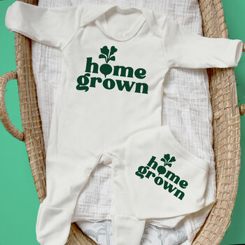 Home Grown Organic Baby Outfit, 2 of 6